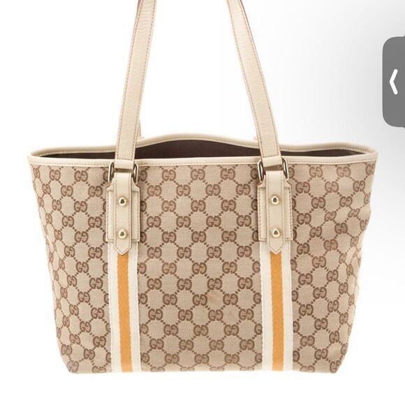 Gucci tote with bag charm like new - Picture 5 of 10